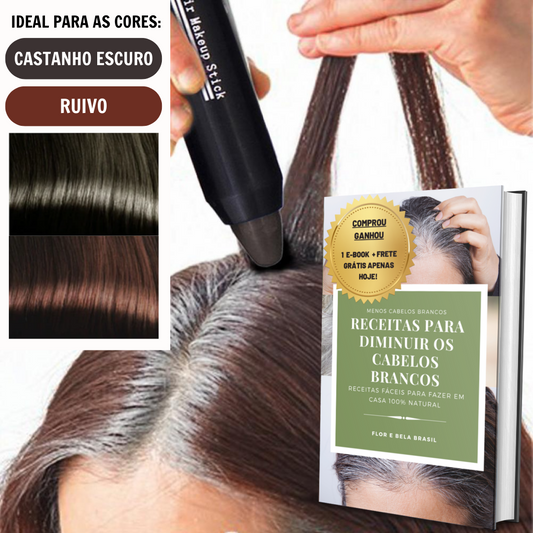 Caneta capilar para raiz branca