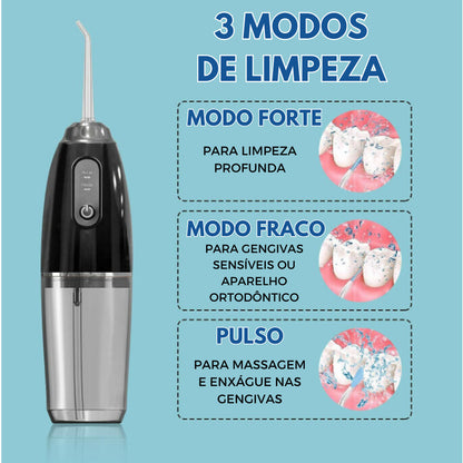 PowerJet Profissional - Limpeza profunda + Escova elétrica (4 bicos Brinde)