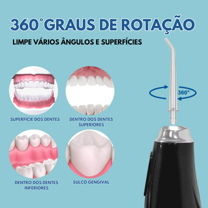 PowerJet Profissional - Limpeza profunda + Escova elétrica (4 bicos Brinde)