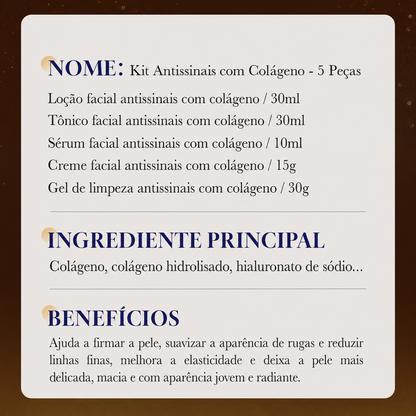 Kit Colágeno ™ 5 Produtos — Pague 2 e Leve 5