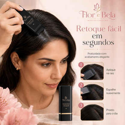 Mascara de Raiz Branca - Adeus Fios brancos