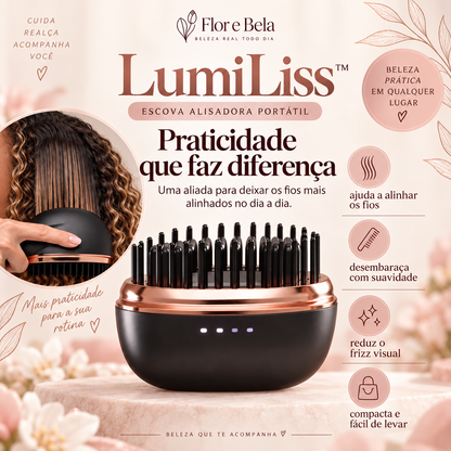LumiLiss™ — Escova Alisadora Portátil