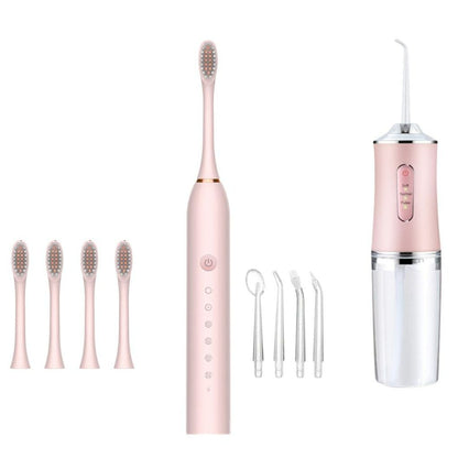 PowerJet Profissional - Limpeza profunda + Escova elétrica (4 bicos Brinde)