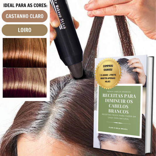 Caneta capilar para raiz branca